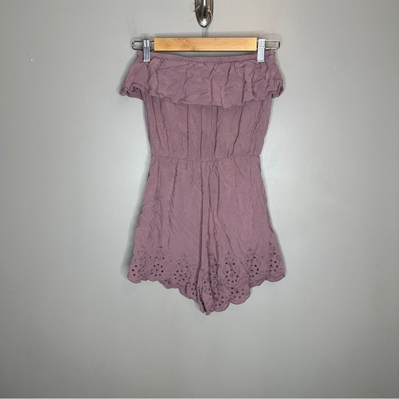 Mossimo Ruffle Strapless romper - Picture 7 of 7